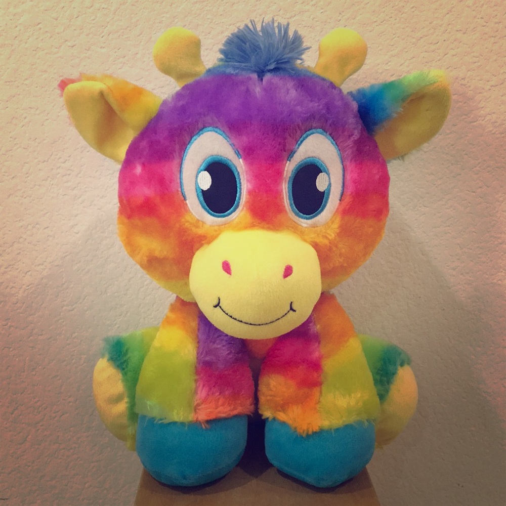 ❣️ COLOR DRAGON ❣️ COLLECTION RARE AND HARD TO FIND ADORABLE BIG PLUSH ( NWOT )